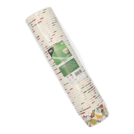 Papierbecher für Eis, 150 ml, Durchmesser 9,2 cm, Höhe 5 cm, 50 Stück