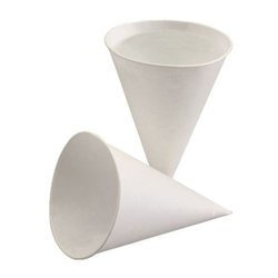 Konischer Pappbecher „Tüte“ 120 ml, Durchmesser 75 mm, 200 Stück