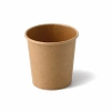 Kraftpapierbecher, Dispersionsbeschichtung, 120 ml, Durchmesser 62 mm, 50 Stück