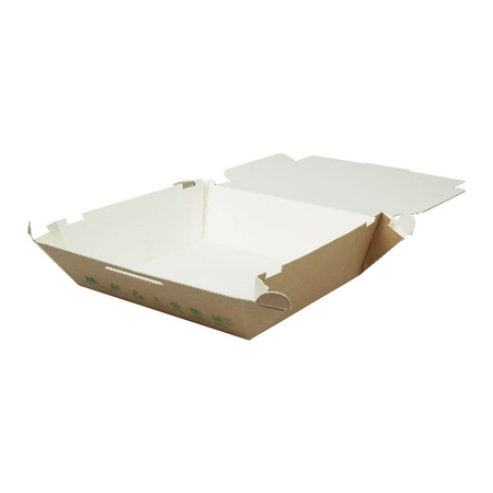 Thermobox mit Klappdeckel, 1700 ml, 22 x 21 x 7 cm, 25 Stück