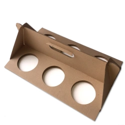 Kartonhalter für 6 Becher, 50 Stück