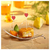 Snack-Stäbchen „Heart“ 7 cm, 40 Stück