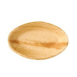 Schale aus Palmblättern, 300 ml, 20 x 12,5 x 3 cm, 25 Stück