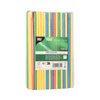 Flexible Papierstrohhalme, verschiedene Farben, 6/200 mm, 100 Stück