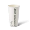 Weißer Papierbecher, Dispersion, 550 ml, Durchmesser 90 mm, 50 Stück