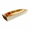 Tiefe Papierschale für Hot Dogs, 26 x 5 x 3,5 cm, 100 Stück