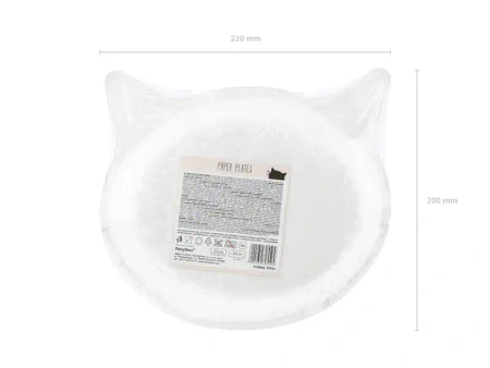 Runder Pappteller „Unicorn Party“, Durchmesser 18 cm, 8 Stück