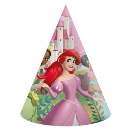 Papierhütchen „Disney‑Prinzessinnen“, 6 Stück