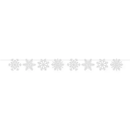 Weihnachtsgirlande aus Papier „Snowflakes“, 2 m, 1 Stück