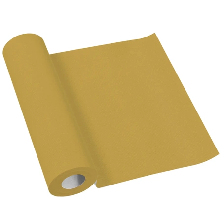 PREMIUM-Papiertischläufer auf Rolle, goldfarben, 40 cm x 24 m, 1 Stück