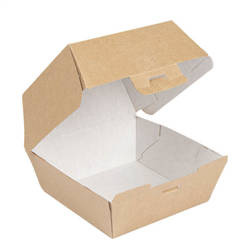 Thermobox für Burger, Größe „M“, 13 x 12,5 x 9 cm, 50 Stück