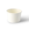 Weißer Papiereisbecher, 130 ml, Durchmesser 76 mm, 50 Stück