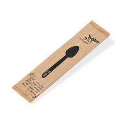 Einzeln verpackte Holzlöffel, 11 cm, 100 Stück
