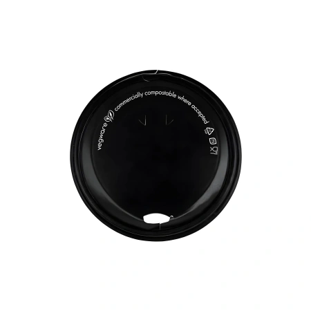 Deckel aus Zuckerrohr für Becher, Durchmesser 80 mm, 50 Stück