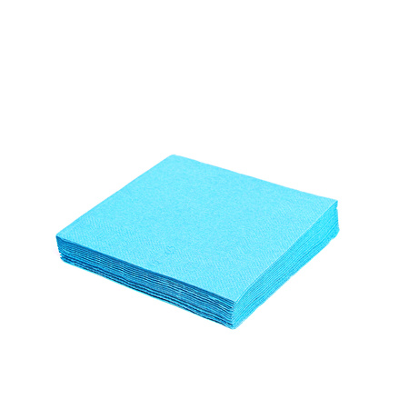 Zweilagige Servietten, hellblau, 1/4, 33 x 33 cm, 250 Stück