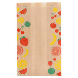 Papiertüte für Obst, 0,5 kg, 14+9 x 22 cm, 500 Stück