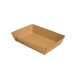 Tiefe Papierschale PURE 16 x 11 x 4 cm, 80 Stück