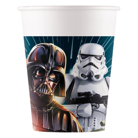 „Star Wars“-Pappbecher, 200 ml, 8 Stück