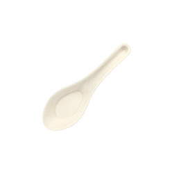 „Ramen“-Löffel aus Zuckerrohr, 14,5 cm, 50 Stück