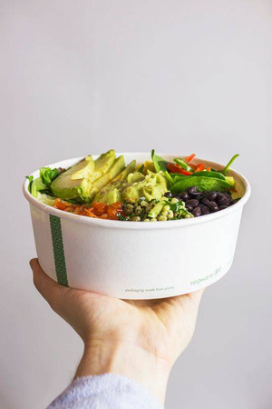 Papiersalatschüssel, 1500 ml, Durchmesser 185 mm, 50 Stück