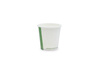Weißer Pappbecher von Vegware, 120 ml, Durchmesser 62 mm, 50 Stück