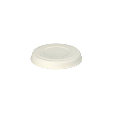 Deckel aus Zuckerrohr für Dip-Behälter, Durchmesser 75 mm, 50 Stück