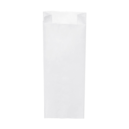 Weiße Papiertüte, 3,0 kg, 15+7 x 42 cm, 1000 Stück