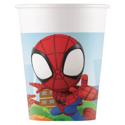 Papierbecher „Spidey“ 200 ml, 8 Stück