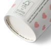 Papierbecher „Hearts“ 250 ml, Durchmesser 80 mm, 50 Stück