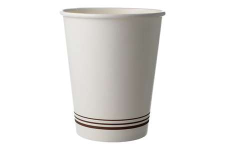 Weißer Papierbecher, 250 ml, 50 Stück