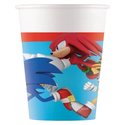 Papierbecher „Sonic SEGA“, 200 ml, 8 Stück