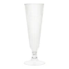 PLA-Champagnergläser, 100 ml, 5,5 x 16 cm, 24 Stück