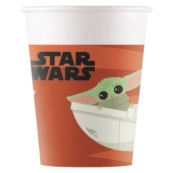 Papierbecher „Star Wars: The Mandalorian“ 200 ml, 8 Stück