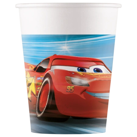 Papierbecher „Autos / Cars“ 200 ml, 8 Stück
