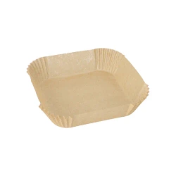 Papierbeutel für Fritteusen, 16 x 16 x 4,5 cm, 100 Stück