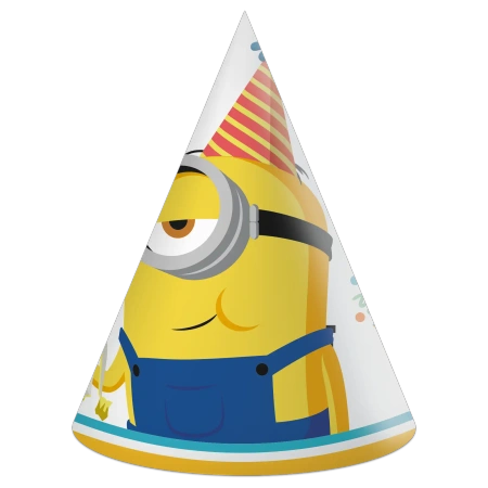 Papierhütchen „Minions“, 6 Stück