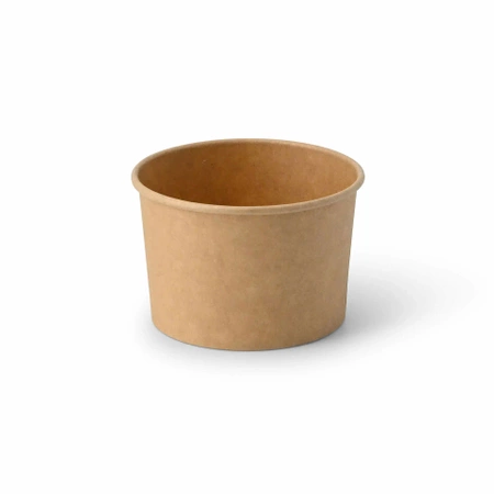 Kraftpapier-Eisbecher, 270 ml, Durchmesser 92 mm, 50 Stück
