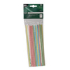 Bunte Papierstrohhalme „Zig Zag“, 6/200 mm, 25 Stück
