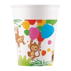 Papierbecher „Jungle“ 200 ml, 8 Stück