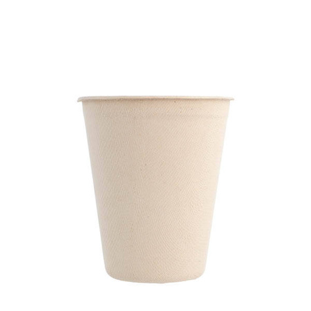 Becher aus Zuckerrohr, 260 ml, Durchmesser 80 mm, 50 Stück