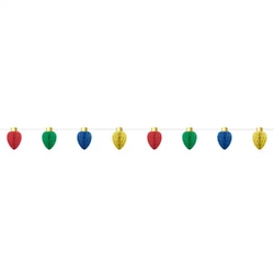 Weihnachtsgirlande aus Papier „Lichter“, 2,5 m, 1 Stück