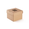 Aufklappbare Burger-Box, 13 x 13 x 10 cm, 100 Stück