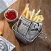 Papiertüte für Pommes frites „TIMES“, 12 x 12 cm, 1000 Stück