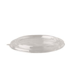 Runder PLA-Deckel für Papierbehälter, Durchmesser 150 mm, 50 Stück