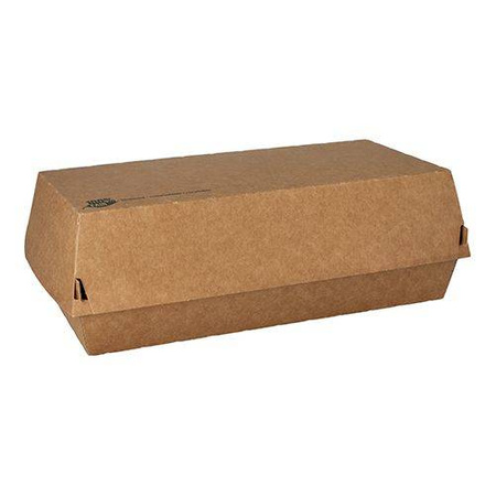 Papierbehälter für Baguettes, 22 x 10,7 x 7,5 cm, 25 Stück