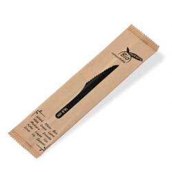 Einzeln verpackte Holzmesser, 16,5 cm, 100 Stück