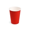 Papierbecher, rot, Ø 74 mm, 240 ml, 10 Stk.