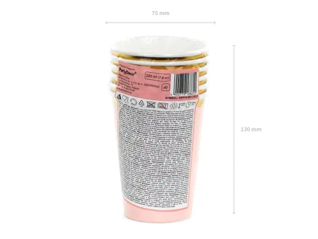 Papierbecher „Fußball“ 200 ml, 8 Stück