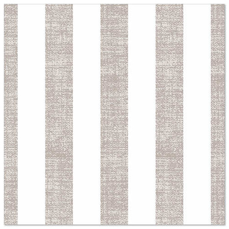 Servietten „Royal Collection Lines“, weiß-grau, 1/4, 3-lagig, 40 x 40 cm, 50 Stück