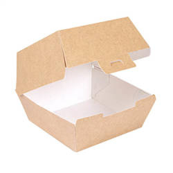 Thermobox für Burger, Größe „L+“, 14,4 x 13,6 x 9,2 cm, 50 Stück